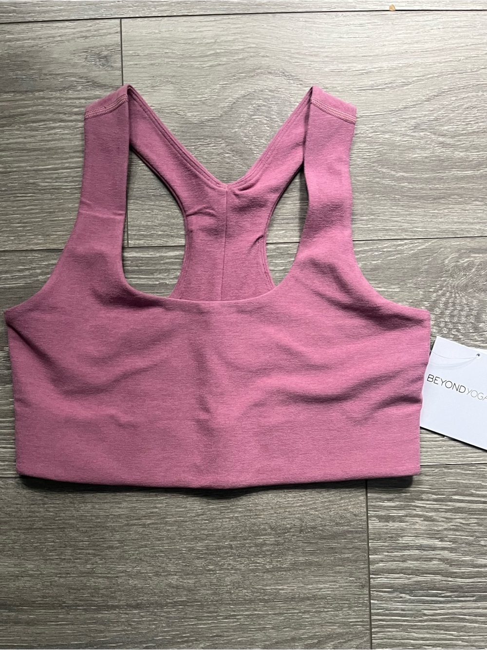NEW Beyond Yoga Purple Space Dye Sports Bra Size S Active Workout Gym Pilates